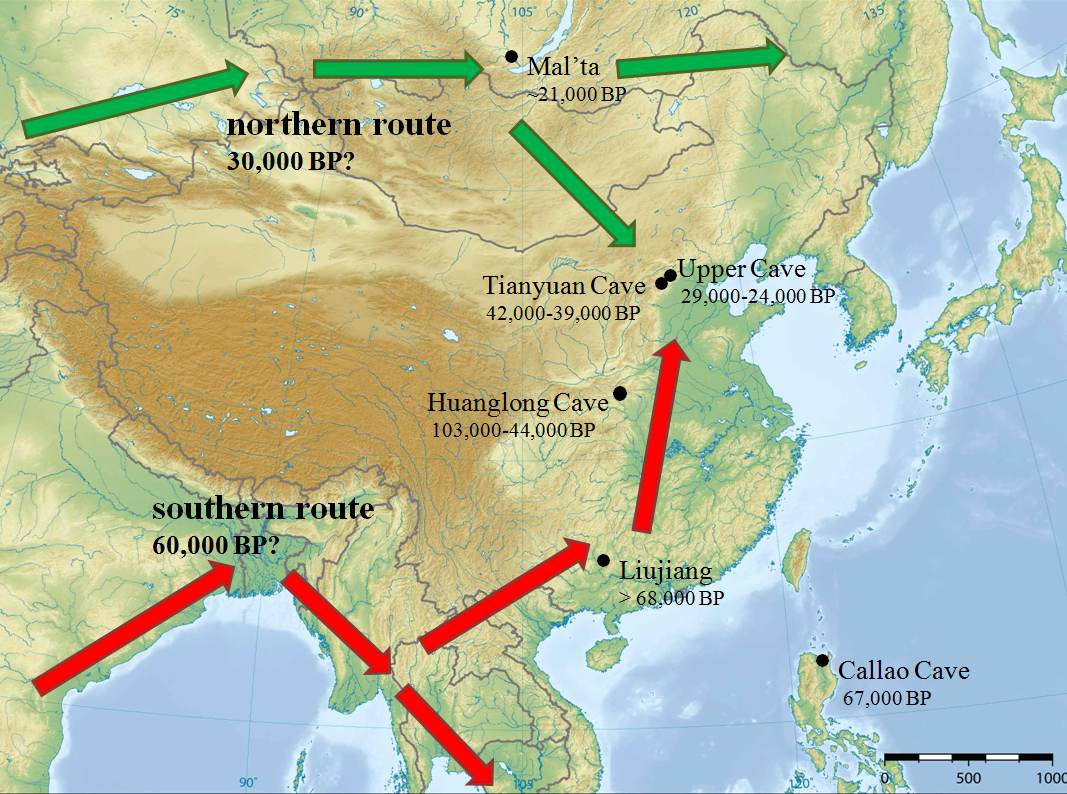 Early Human Settlements In East Asia HLA Molecular Variation 